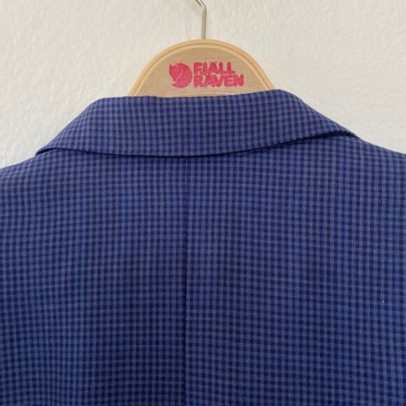 Joseph A. Bank Signature Collection Men's 58 R Blue Check Suit Jacket 100% Wool - Picture 14 of 16